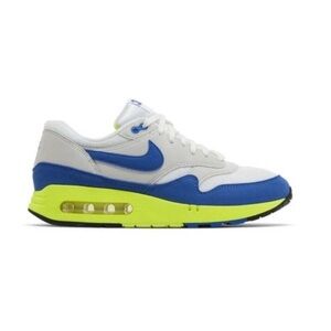 Nike Air Max 90 Men’s Sneakers in White, Blue & Volt